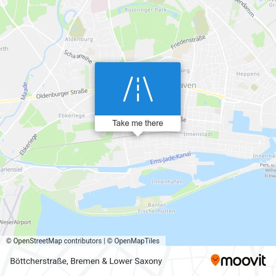 Böttcherstraße map