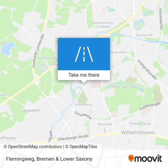 Flemingweg map