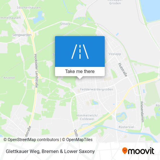 Glettkauer Weg map