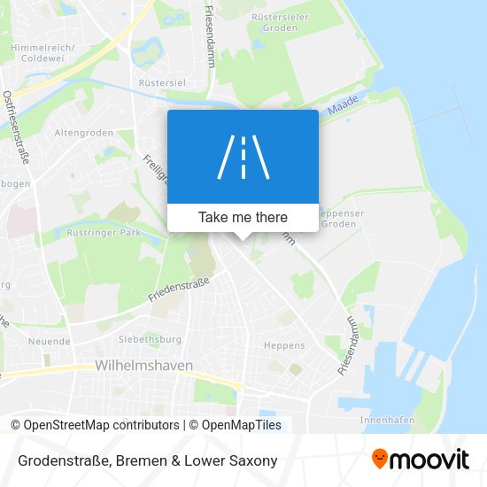 Grodenstraße map