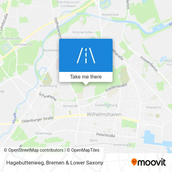 Карта Hagebuttenweg