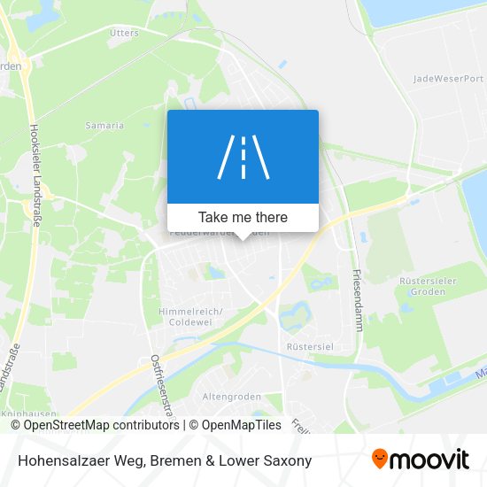 Hohensalzaer Weg map