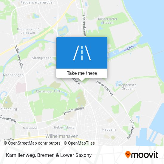 Kamillenweg map