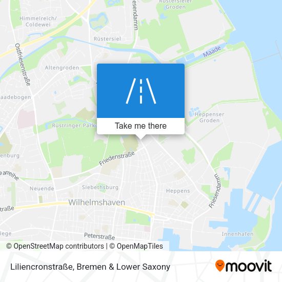 Liliencronstraße map
