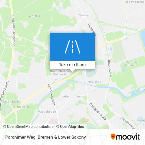 Parchimer Weg map