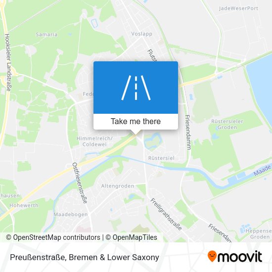 Preußenstraße map
