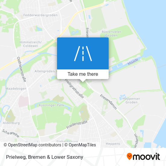 Prielweg map