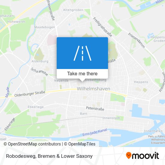 Robodesweg map