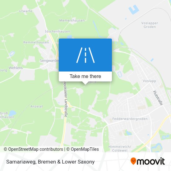 Samariaweg map