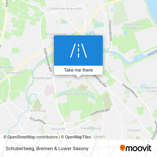 Schubertweg map