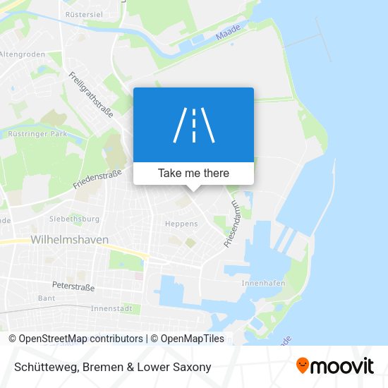 Schütteweg map