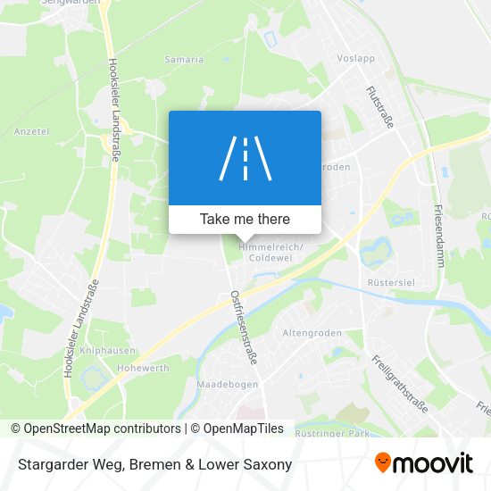 Stargarder Weg map