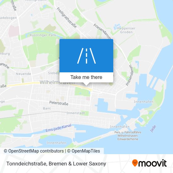Tonndeichstraße map