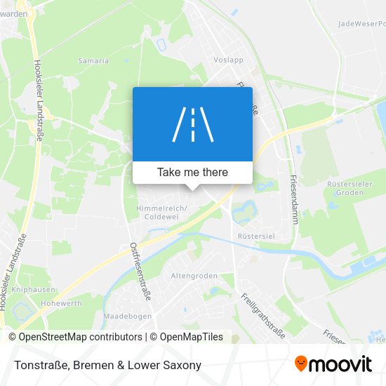 Tonstraße map