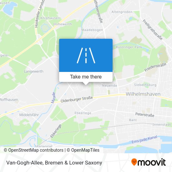 Van-Gogh-Allee map