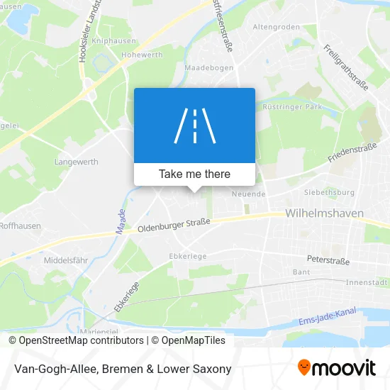 Карта Van-Gogh-Allee
