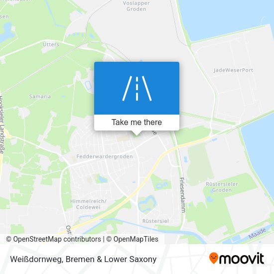 Weißdornweg map