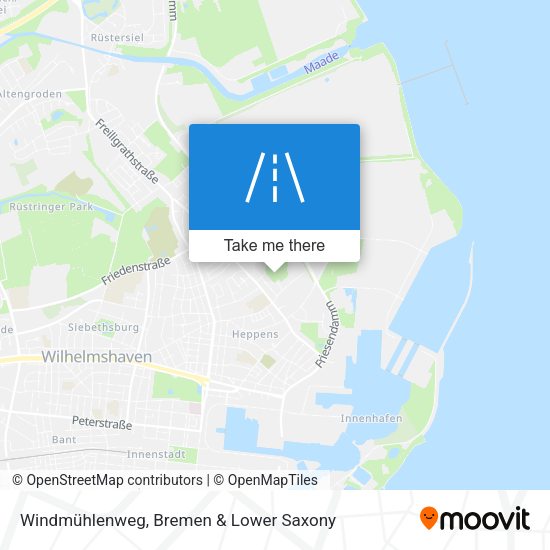 Windmühlenweg map