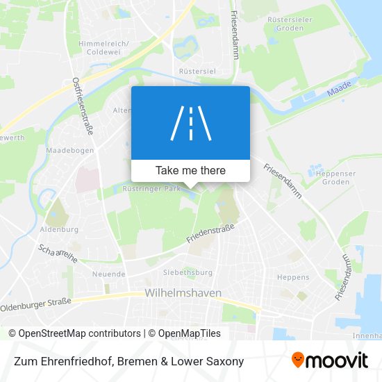 Zum Ehrenfriedhof map