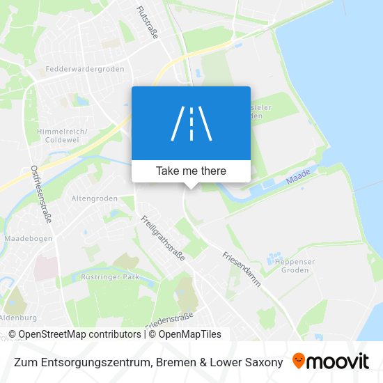 Zum Entsorgungszentrum map