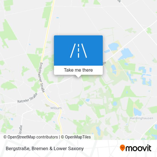 Bergstraße map