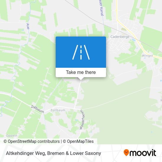 Altkehdinger Weg map