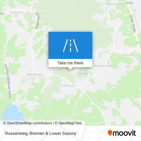 Russenweg map