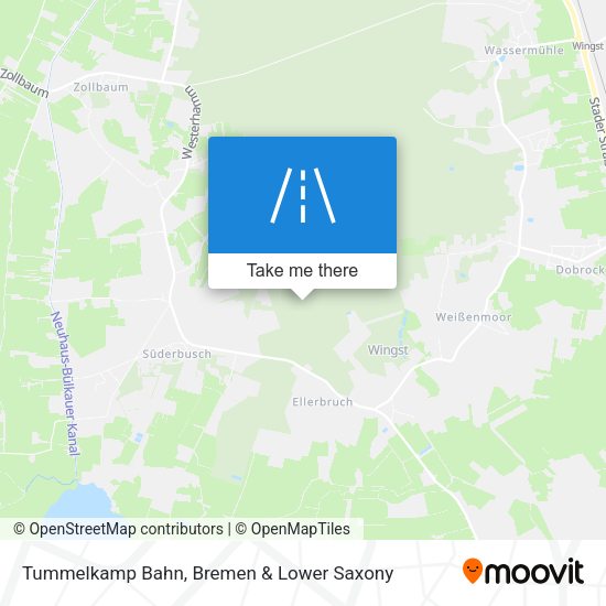 Tummelkamp Bahn map