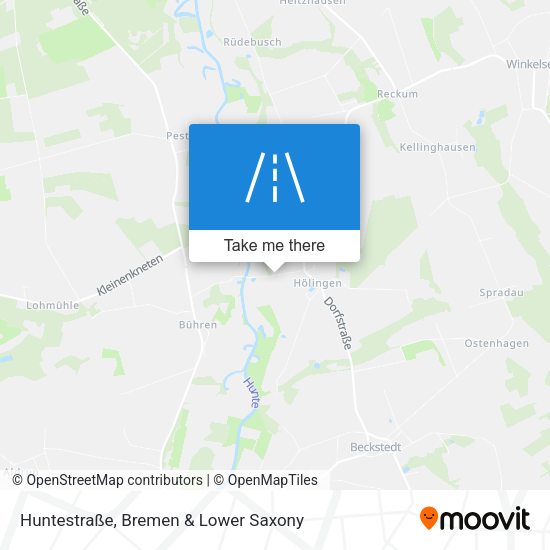 Huntestraße map