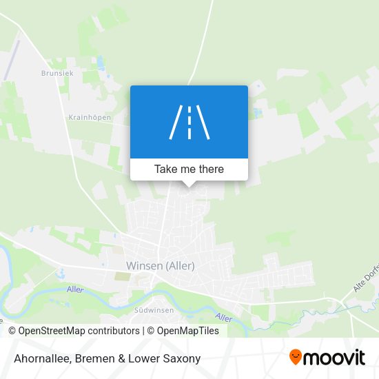 Ahornallee map