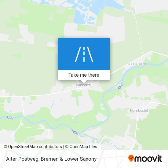 Alter Postweg map