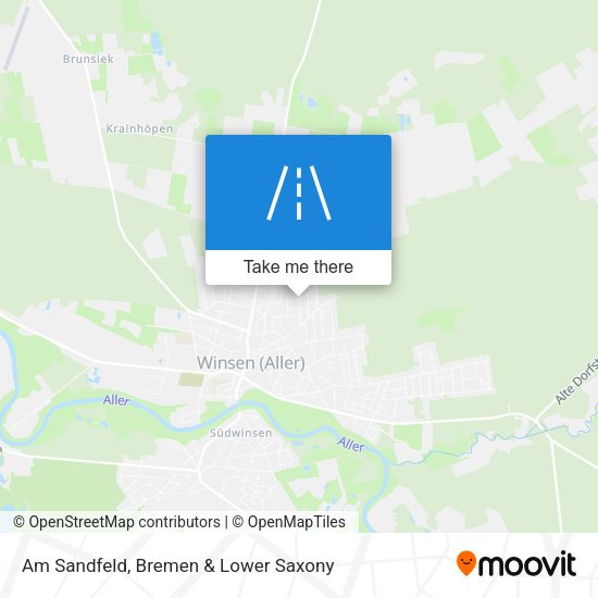 Am Sandfeld map