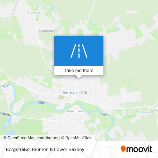 Bergstraße map