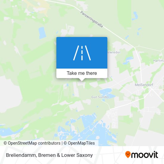 Breliendamm map