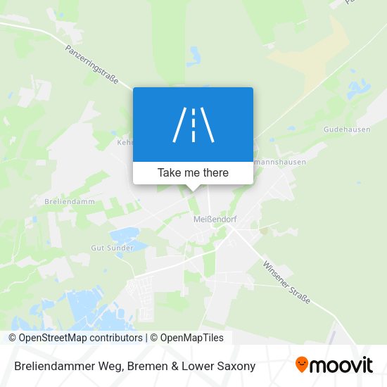 Breliendammer Weg map