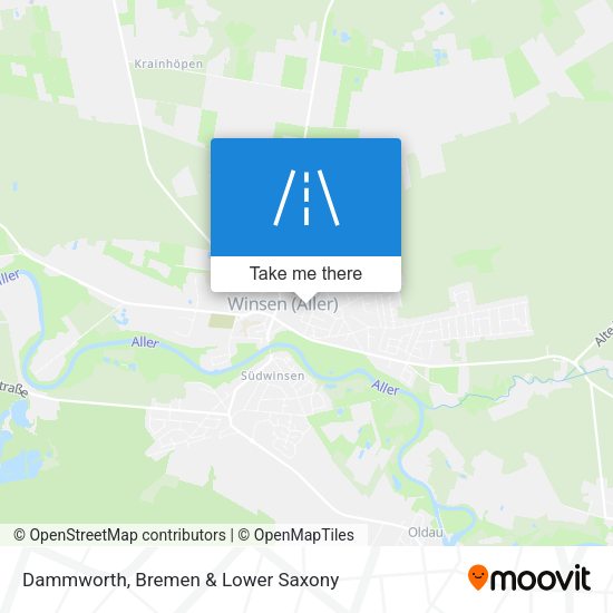 Dammworth map