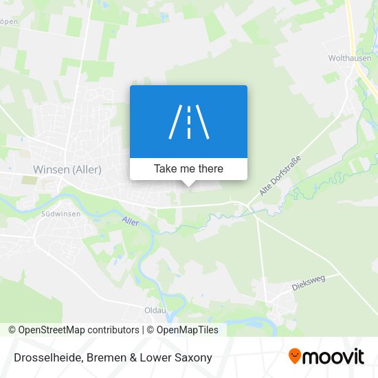 Drosselheide map