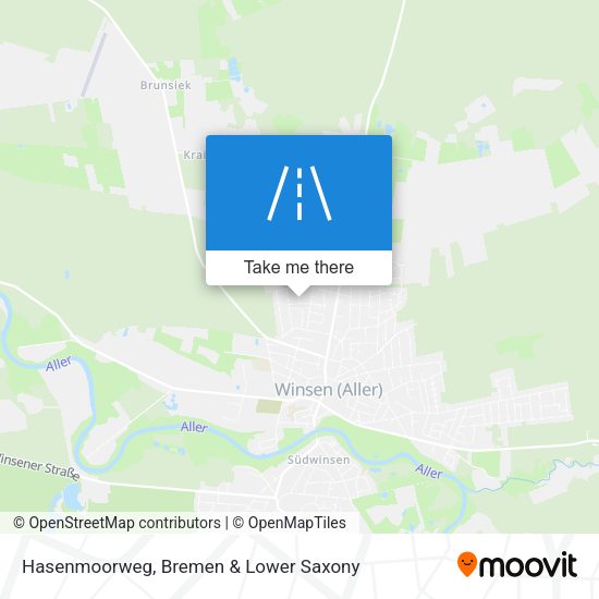 Hasenmoorweg map