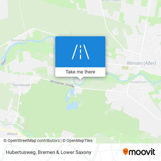Hubertusweg map