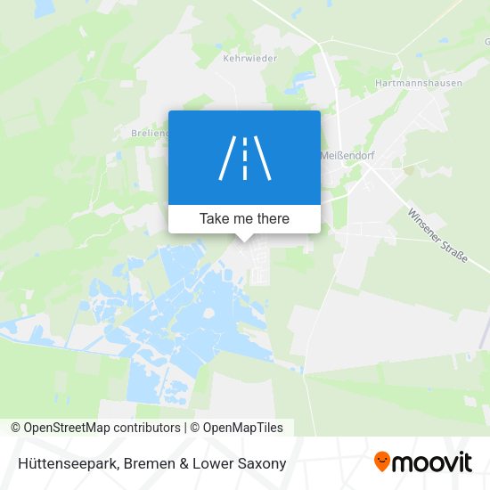 Hüttenseepark map