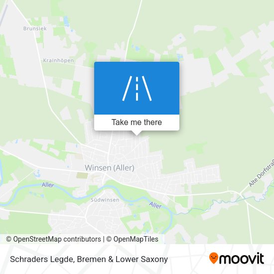 Schraders Legde map