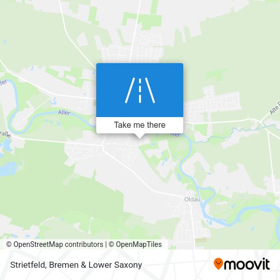 Strietfeld map