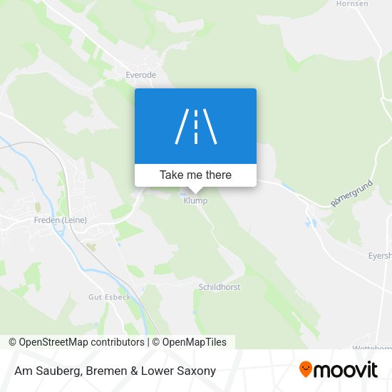 Am Sauberg map