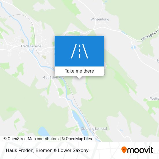 Haus Freden map