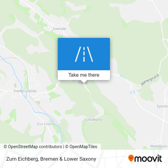 Zum Eichberg map