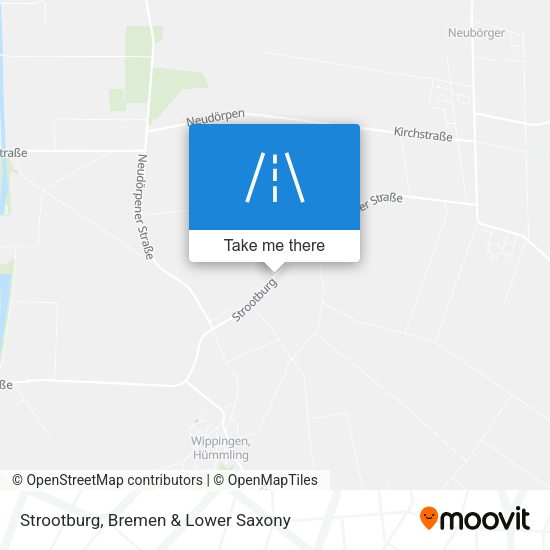 Strootburg map