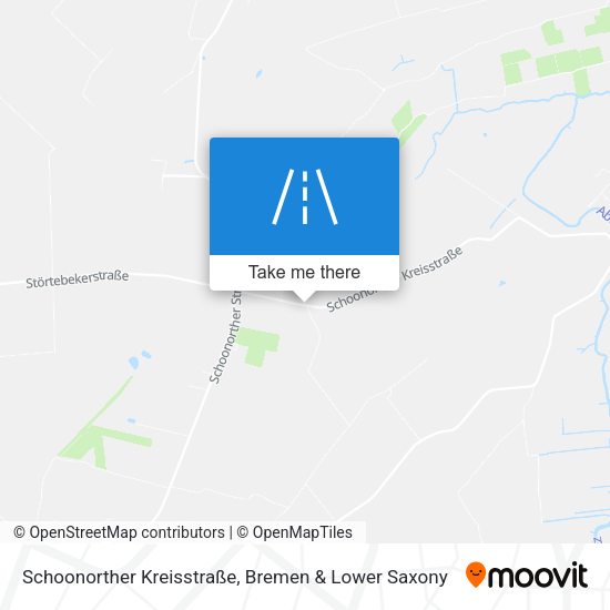 Schoonorther Kreisstraße map