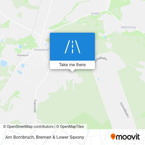 Am Bornbruch map