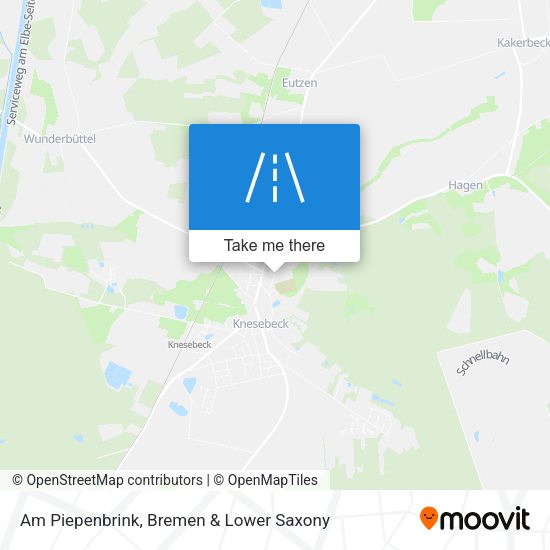 Am Piepenbrink map