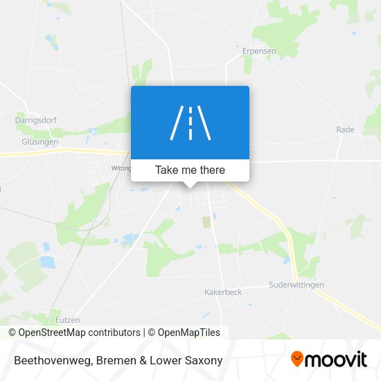 Beethovenweg map